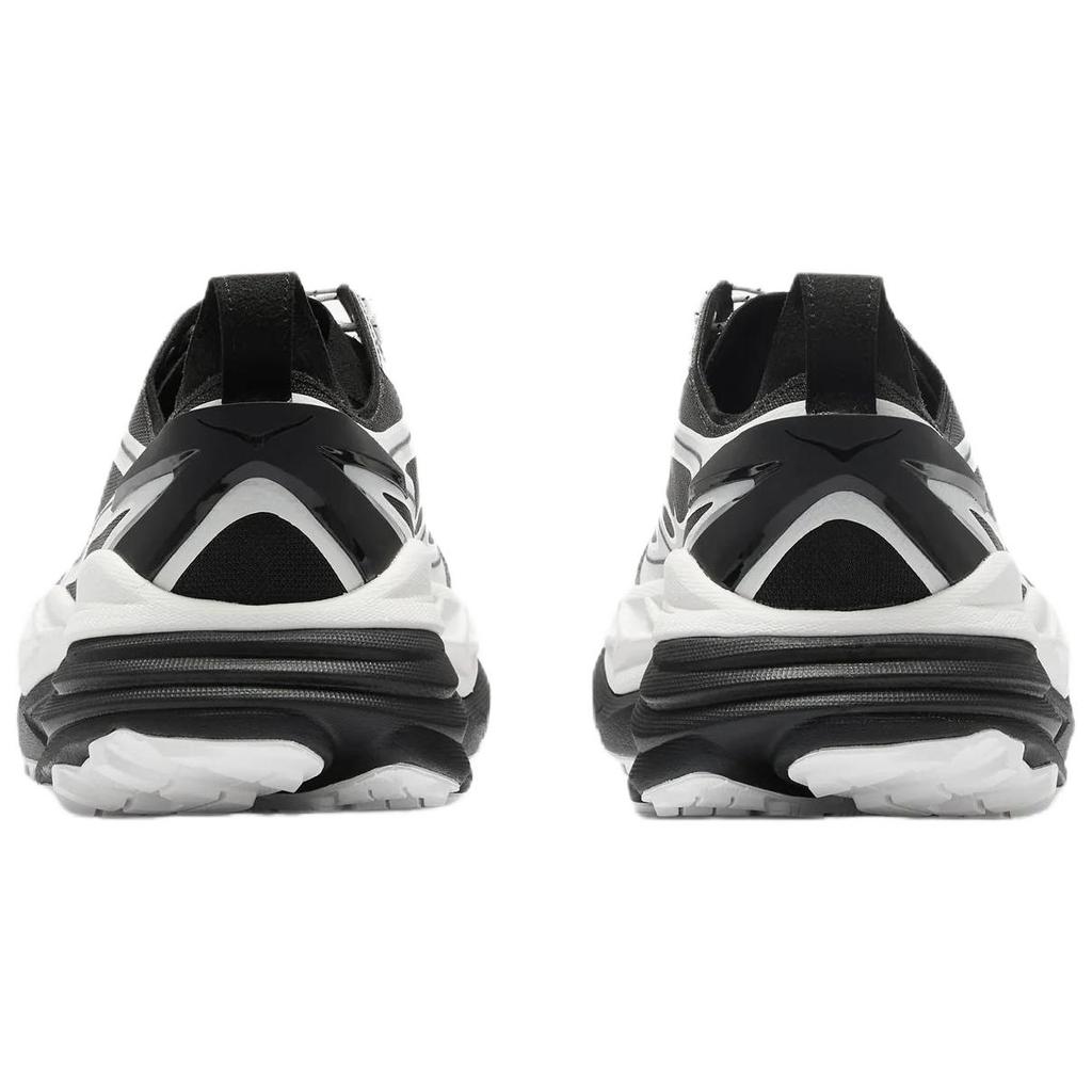 HOKA ONE ONE Stinson One7 Trail Running Shoes Men's Black White 1178630-BWHT