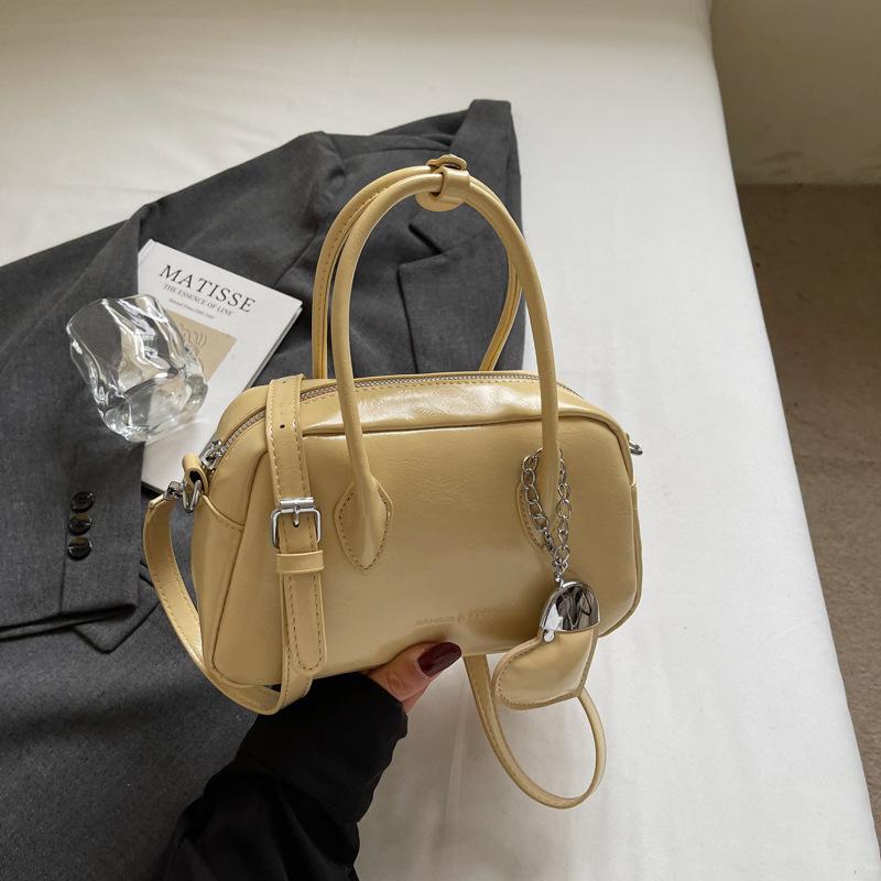 High-end portable small bag women's 2025 new Boston bag spring and summer shoulder bag trendy fashion versatile messenger bag