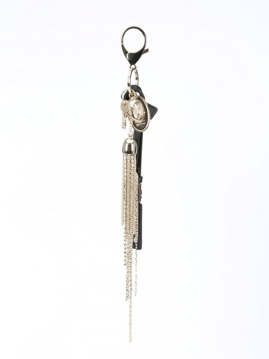 YCH CHAin TASSEL keyring BLACK&GOLD (R25AC12031BKG)