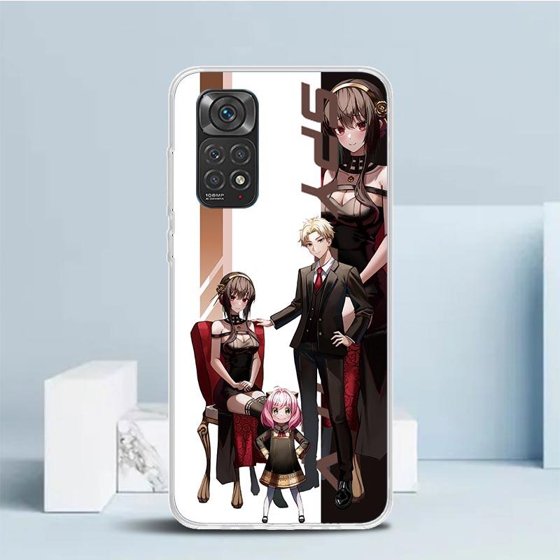 Anime Spy Family Anya Phone Case For Xiaomi Redmi Note 15 14 14S 13 12S 12 Pro Plus 11S 11 11T 11E 10S 10 + Soft TPU Back Cover