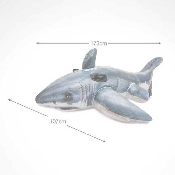 Intex Great White Ride-On Tube 57525, mixed colors, 1 piece, Korean water fun items