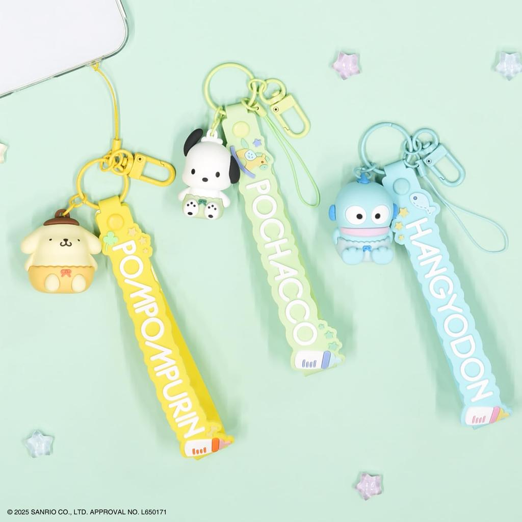Gourmandise Sanrio Characters 3D Mascot Hand Strap Pompompurin - SANG-430PN