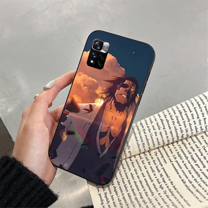 

Case For Xiaomi Redmi note 13 12 Pro 11S 11 10 Pro 10S 12S Redmi 13 10 13C 10C Ichigo Kenpachi Zaraki Bleach Anime Redmi Note 10 4G