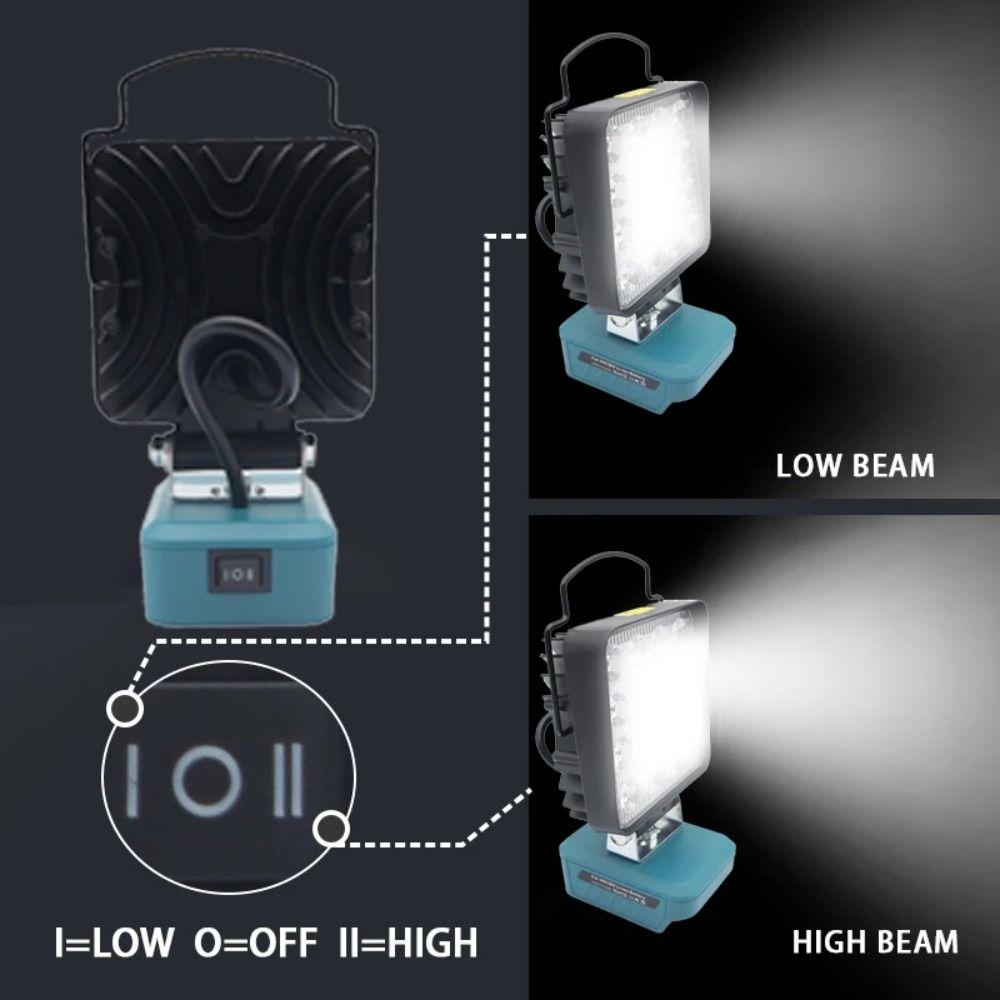 USB-C Quick Charge Outdoor Work Light Engineering Lighting Easy Install LED Working Lamp Lantern Flashlight Electric Torch