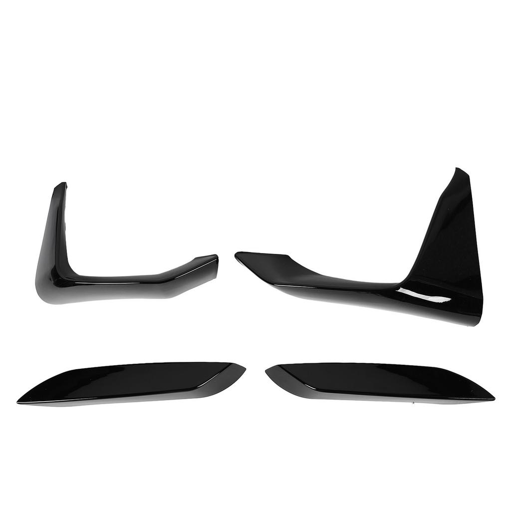 4Pcs Front Bumper Grille Fog Light Spoiler Set ABS Improve Sporty Appearance Front Bumper Splitter for F80 F82 F8  4