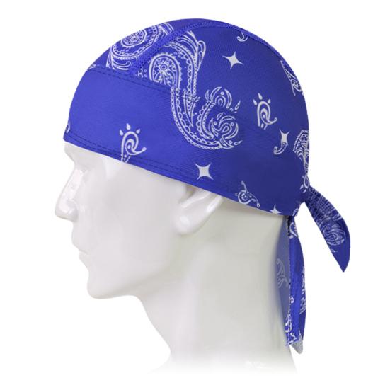 Forhåndsknytt Bandana Hodeskjerf for Menn Kvinner UV Solbeskyttelse Is Silke Hodeskallelue Hodebånd Kemo Turbanlue for Utendørssport Sykling