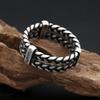 Vintage Fashion Braided Rings for Men Women Stainless Steel Simple Couple Wedding Bands for Lovers Party Jewelry Gifts Wholesale
