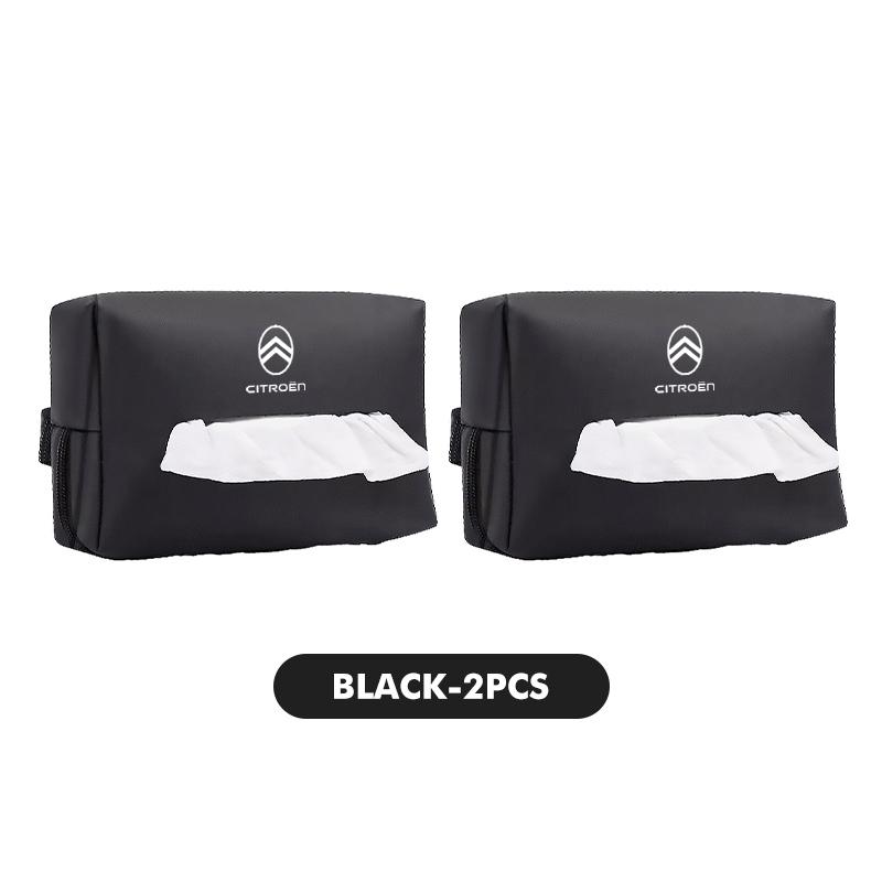 Car Tissue Box Cover Leather Paper Towel Storage Bag For Citroen Grand Berlingo Jumper Celysee Xsara Picasso Aircross
