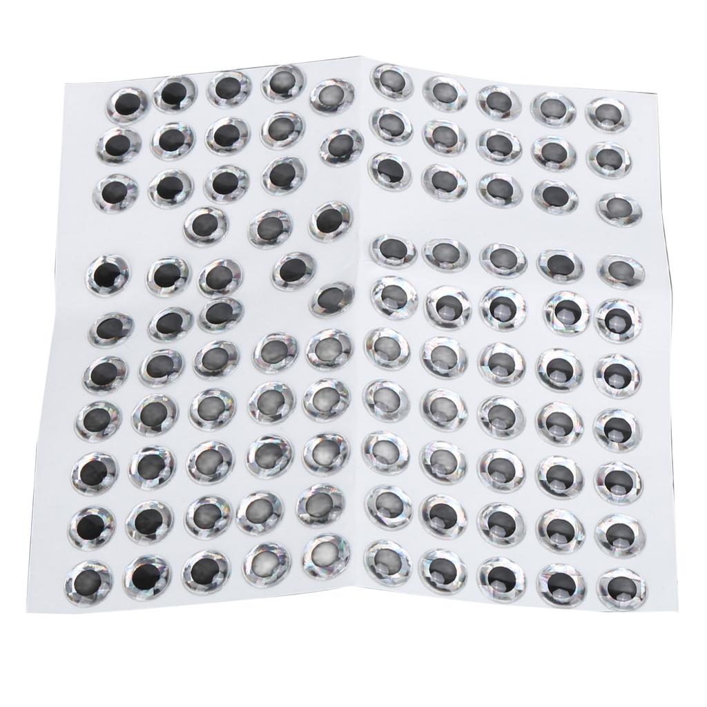 100Pcs Fish Eyes Stickers Artificial Simulation Fake Fishing Eyes Accessories for DIY Lures Making