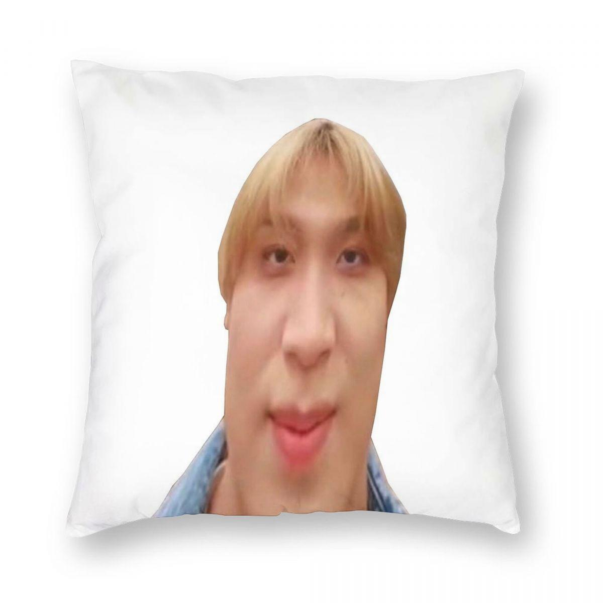 

Хэчан Мем Наволочка Полиэстер Лен Бархат Узор Молния Декоративная Наволочка для Подушки Автомобиля 12x12Inch