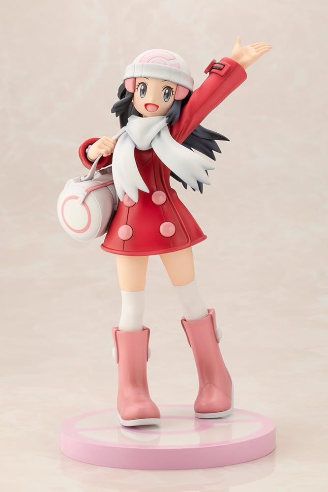 KOTOBUKIYA Série ARTFX J Hikari s Naetle měřítko PVC malovaná dokončená figurka "Pokémon" 1/8