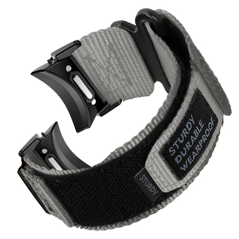 Pulseira de Nylon Sem Frestas para Samsung Galaxy Watch 6 Classic 43mm 47mm 7 6 5 4 40mm 44mm Bracelete Esportivo para Pulseira Galaxy Watch 5Pro 45mm