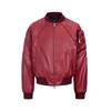 New ins trendy snake pattern leather spell a coefficient leather jacket versatile lazy Harajuku temperament simple literature and art