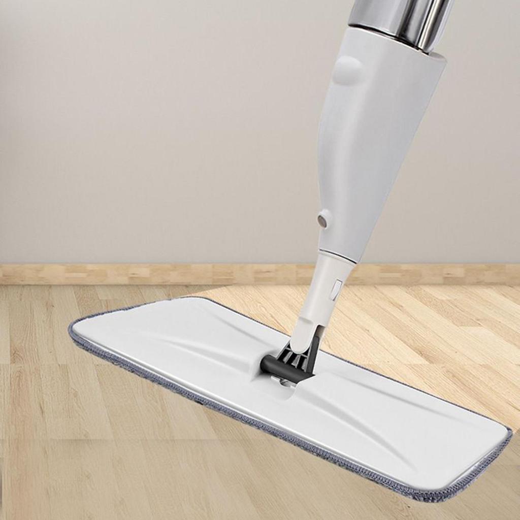 Fournitures de nettoyage pour serpillière réutilisable avec flacon rechargeable Serpillière à pulvérisation pour nettoyage de parquet pour maison Cuisine Salon Appartement