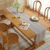 Hollow Weaving Rustic Table Runner With Tassels Table Cover Household Table Flag  TV Stand