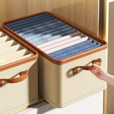 S/M/L 1 adet kaliteli Katlanabilir Saplı Giysi Ayırma Saklama Kutusu, Büyük kapasiteli Giysi Saklama Kabı Kutusu.