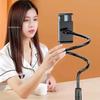 128cm Držák na telefon Stojan na tablet Líný držák Opěrka hlavy Postel 360 Flexibilní Dlouhá ramena Svorka Držák pro iPhone Samsung a 3,5~6,7" zařízení