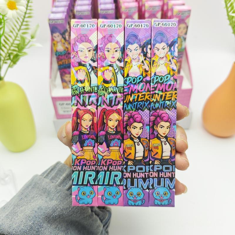 1/5 Stück Kpop Demon Hunters 0,5 mm Gelstifte Blindbox Niedlich Reibungsloses Schreiben Anime Stift Studenten Schreibwaren Schulbürobedarf Geschenk