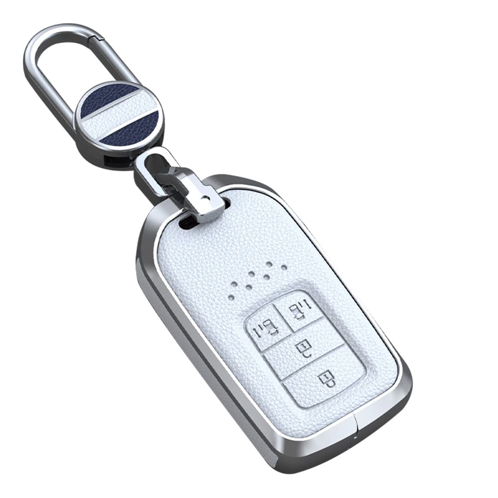 

ontto Чехол для смарт-ключа Honda, Крышка для ключа, Брелок для ключа, Устойчивый к царапинам, Без винтов, Не выпадет белый