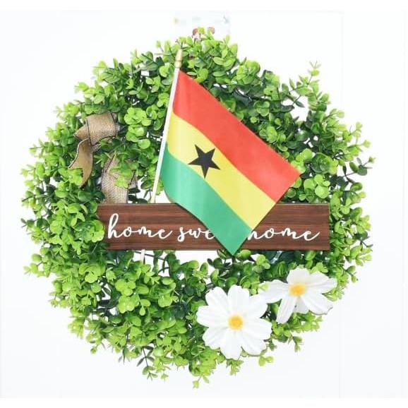25Pack Small Ghana Flag Handheld Mini Ghanaian Flags on Stick 5x8 Inch