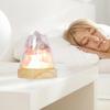 D2 Novelty Natural Himalayan Salt Table Lamp Night Light Natural Raw Stones Crystal Essential Oil Diffuser Light Gift Decor Lamp
