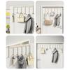 Over The Door Hook Bathroom Organizers Towel Rack Door Hanger Holder Coat Hook Rack for Hanging Clothes, Hat, Backpacks