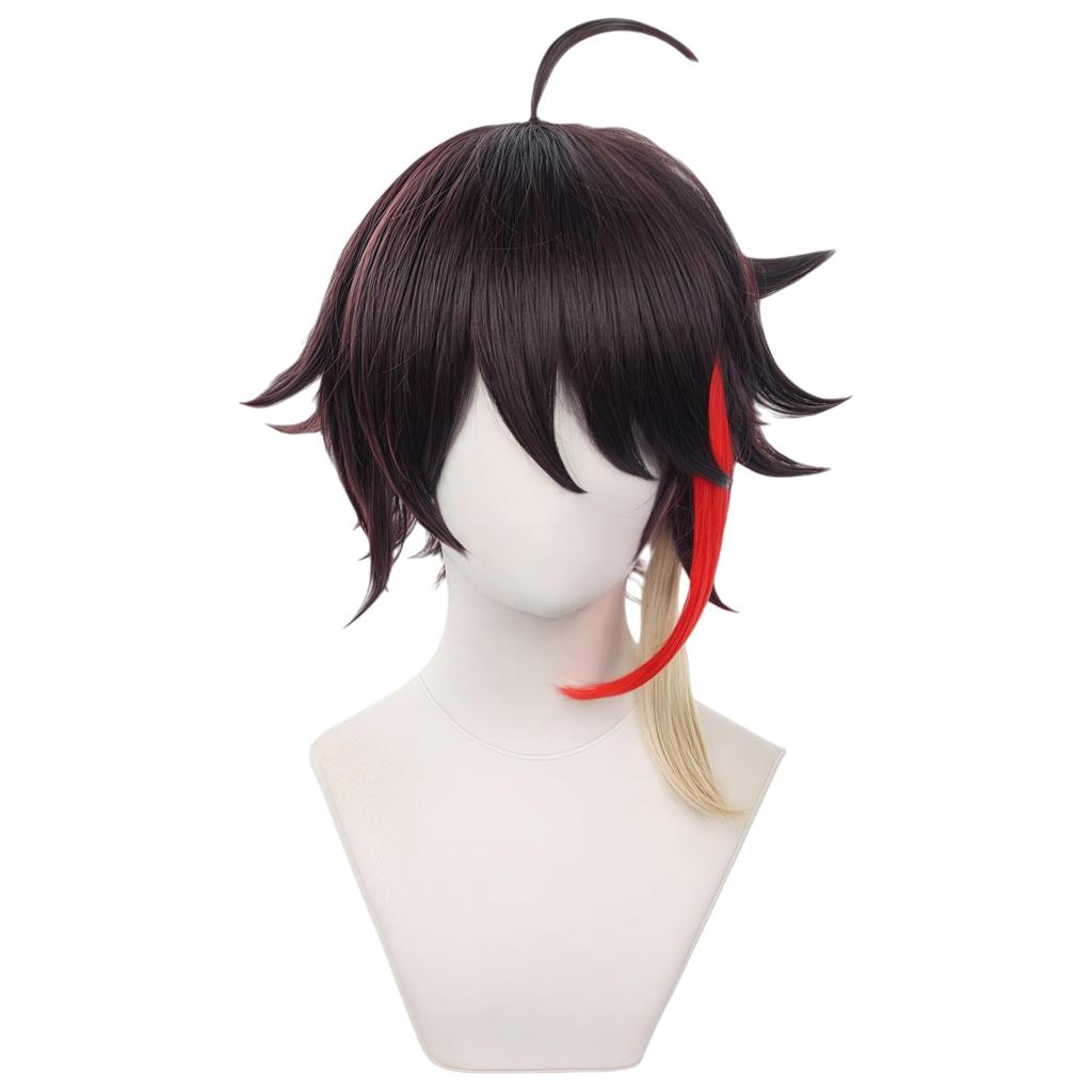 Sizuuenn VTuber Akina Saegusa Cosplay Wig with Perfect for School Cultural and Photo Shoots Wig, Heat-Resistant, Net, Events, Festivals, Festivals,