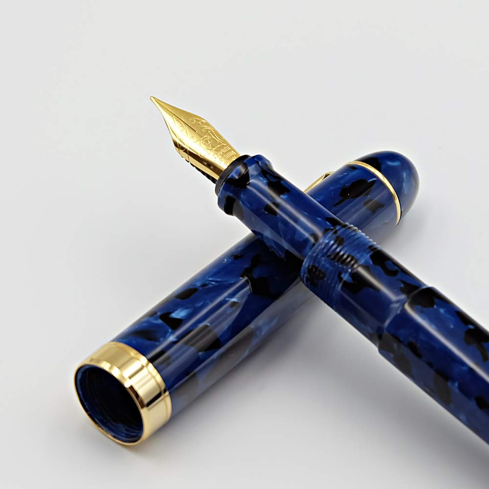 Ultramarine Thin Shaft Fountain Pen [Onishi Manufacturing]