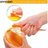 Orange Peeler Tools Citrus Peel Cutter Plastic Fruit Vegetable Slicer Cutter Lemon Peeler Opener Remover Fruit Tools Kitchen Accessories Cooking