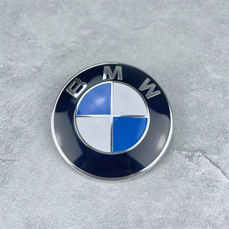 2Pcs 74mm/82mm 50th Anniversary Car Front Hood Emblem Trunk Rear Badge Logo for Mini BMW E46 E39 E36 E87 E90 E91 F20 E53 X3 X5