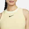 Nike Court Slam Logo Color Block Rundhalsweste Damen Tops Soft-Gelb FD5636-722
