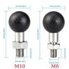 1-2PCS Male Thread Mount Mounts Mirror Seat Ball Head M10 M8 Screw Motorcycle Handlebar Base Bolt for Motorcycle Mount