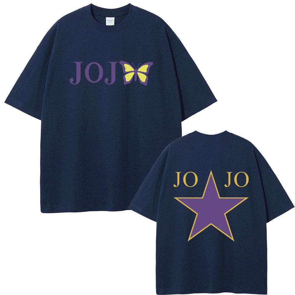 Japanese Anime JoJo Bizarre Adventure Kujo Jolyne Graphic Tshirts Men Women Casual Manga Short Sleeve T Shirts Unisex Fans Gift
