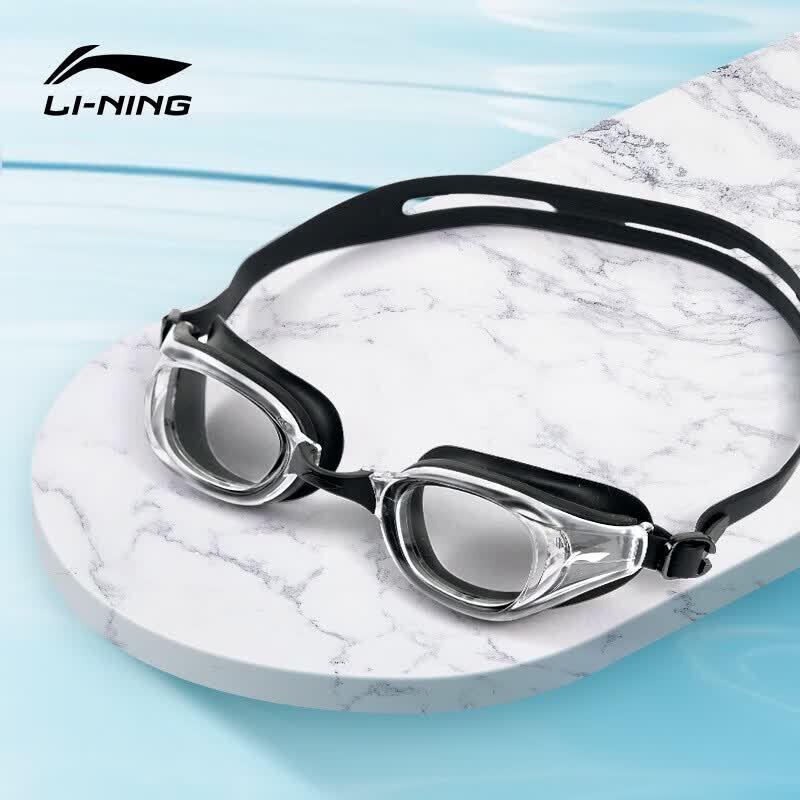 LI-NING High-Definition Anti-Fog Waterproof Swimming Goggles
