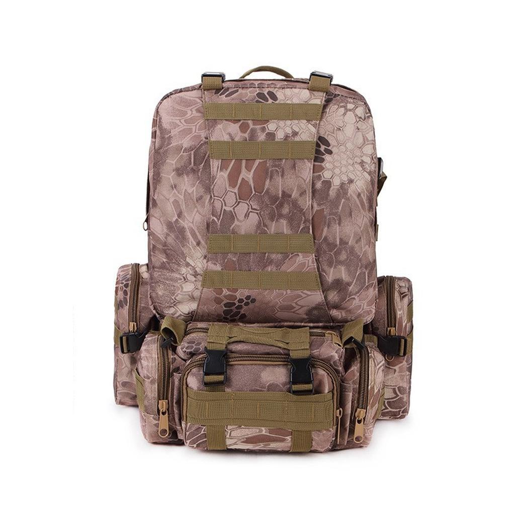 50L  Backpack Outdoor Camping hiking Backpack Large Capacity Storage Combination Rucksacks 4 in 1 Backpack
