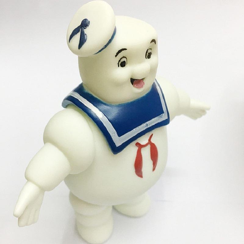 Classic Ghostbusters Marshmallow Man And Slimer Green Ghost Collectible Action Figure