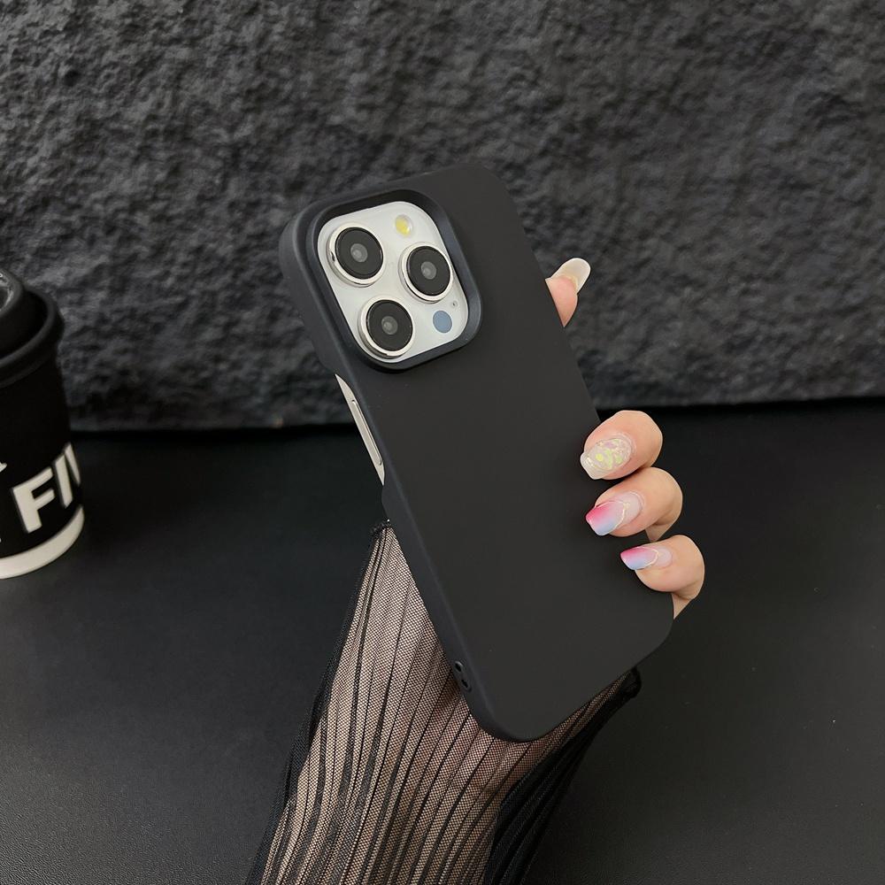 

Чехол Candy Skin Liquid Silicone для iPhone 15 Pro Max 14 Plus 13 12 Pro 11 Half Pack, устойчивый к падениям iPhone 14 Pro Max чёрный