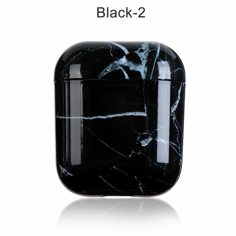 Fashion Charging Box Dust Guard Hard PC Protective Case Cover Bag Shell Marble Stone