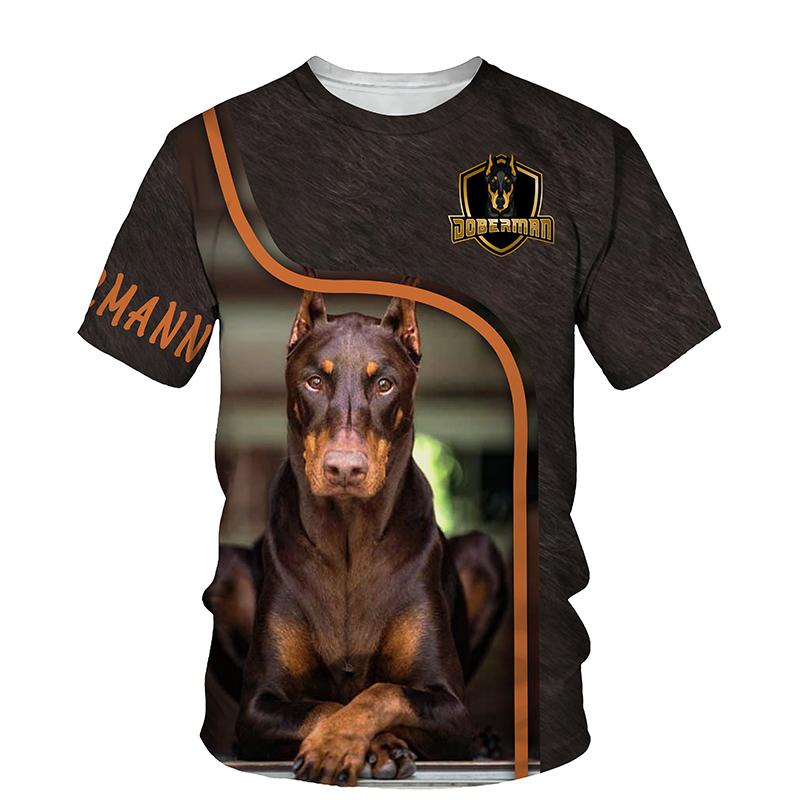 Cheap Men Women 3d Animal Dog Print Tshirt Summer Fashion Short Sleeve