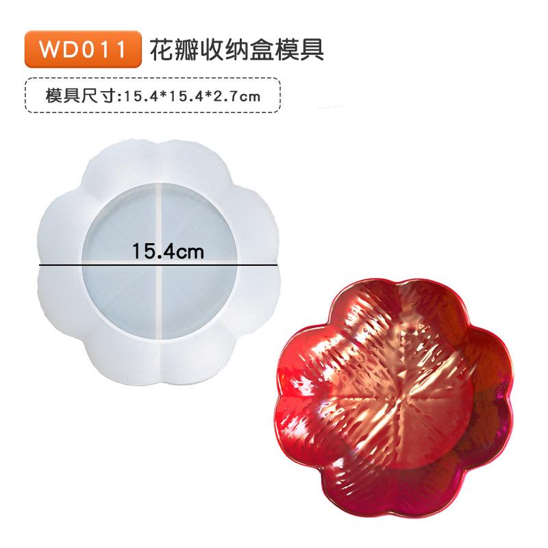 29 Styles Tray Gypsum Mold Diy Resin Mold Silicone Mold Fruit Disc Tea Plate Coaster Making Molds
