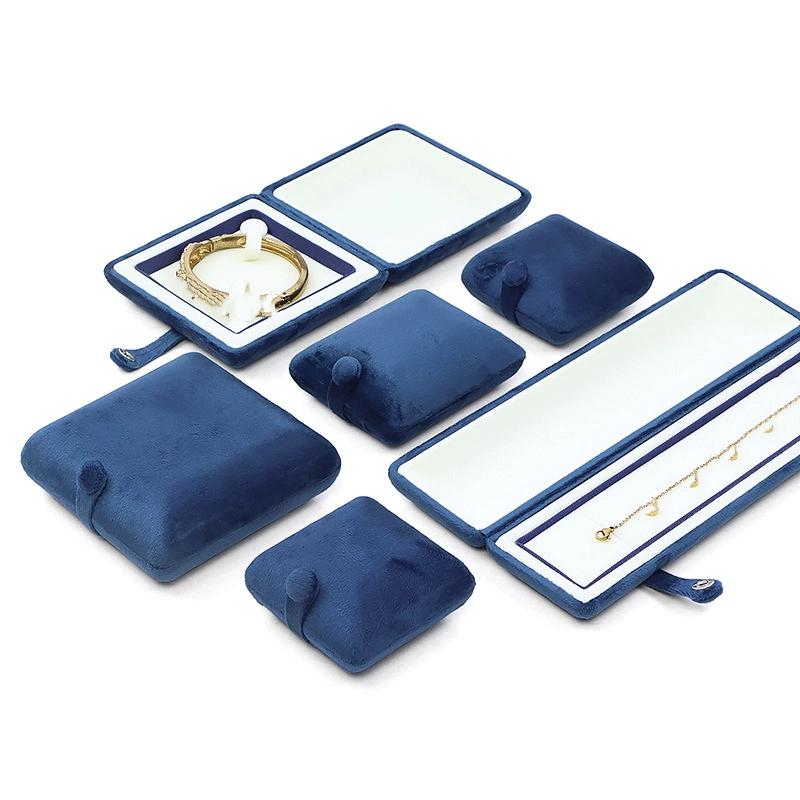 Velvet Ring Box Classical Earring Necklace Bangle/Bracelet Case Jewelry Gift Box For Wedding Jewelry Display Storage Box