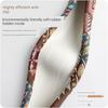 Ethnic Style Cotton and Linen Car Steering Wheel Cover, Universal for All Seasons, Non-Slip Handle Cover, Women's Cartoon Summer Fabric