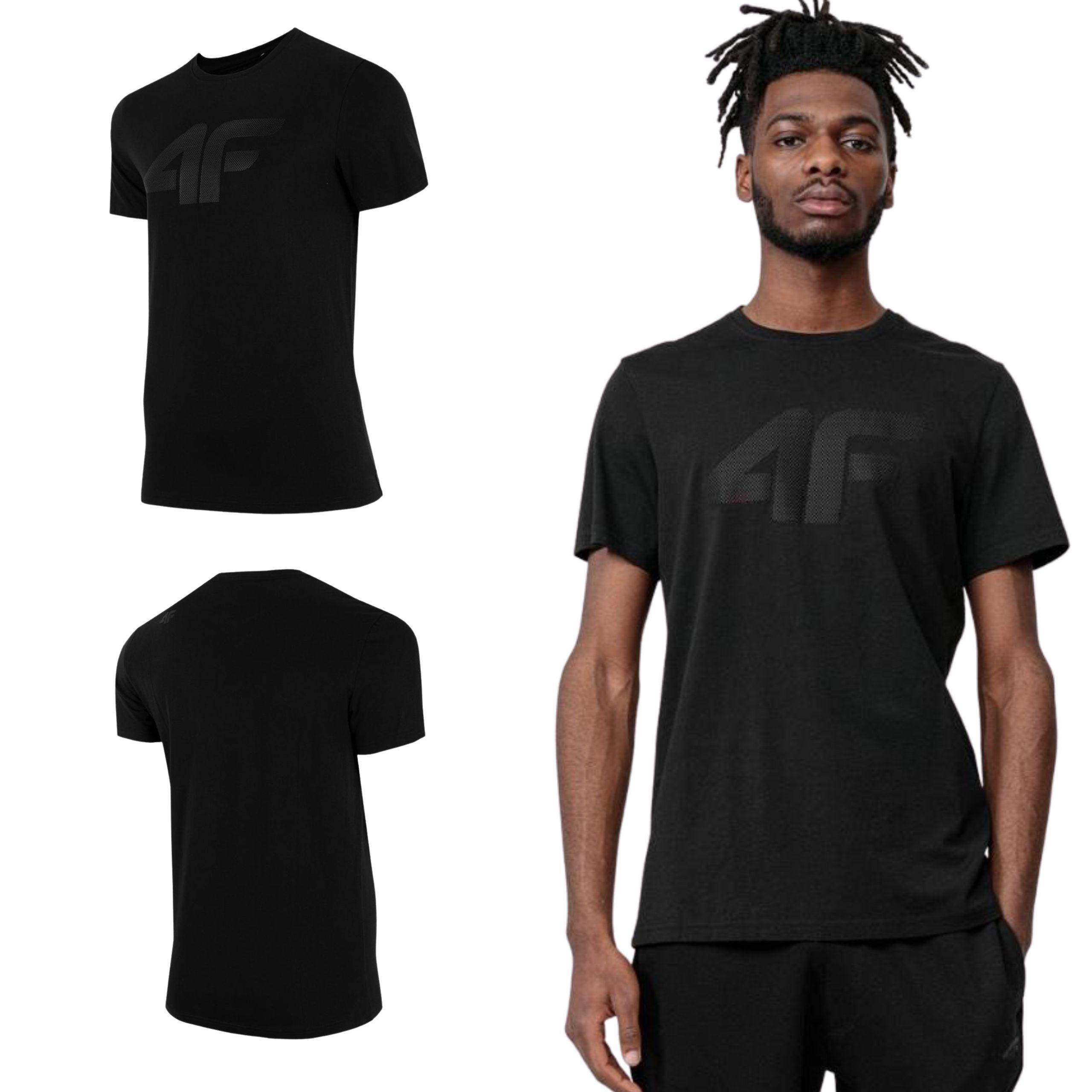 

Футболка мужская 4F H4L22 TSM353 темно-черная M M чёрный