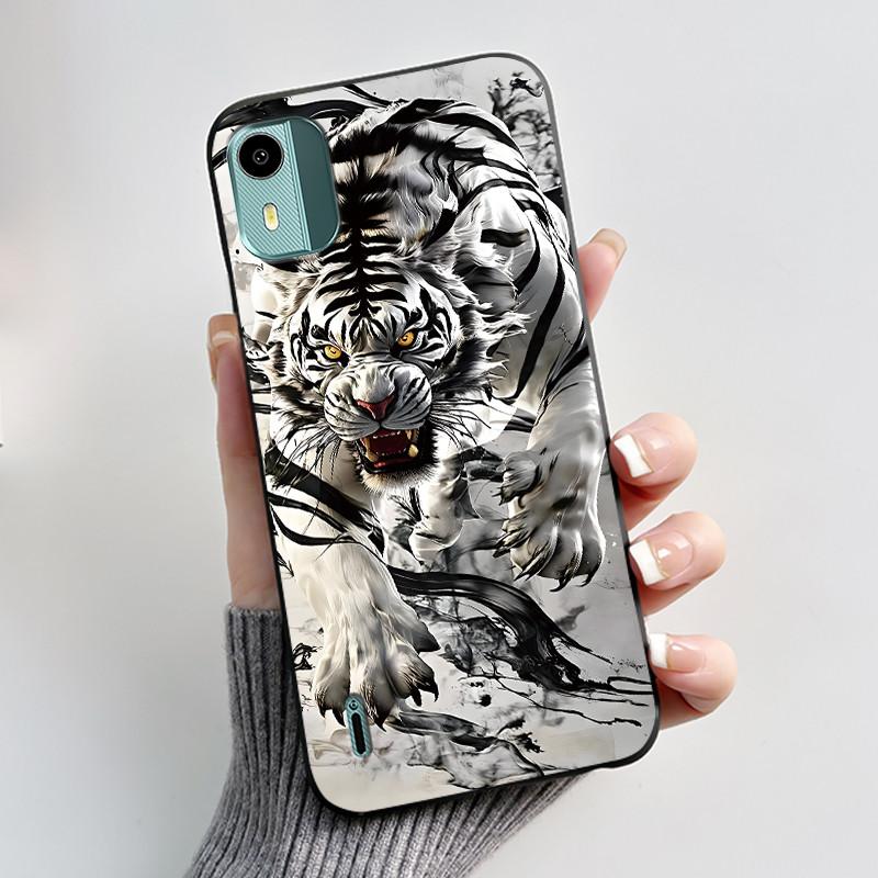 Soft TPU Case For Nokia C12 Cute Love Rabbit Funny Shockproof Silicone Phone Case For Nokia C12 Plus Pro Back Cover C 12 Fundas