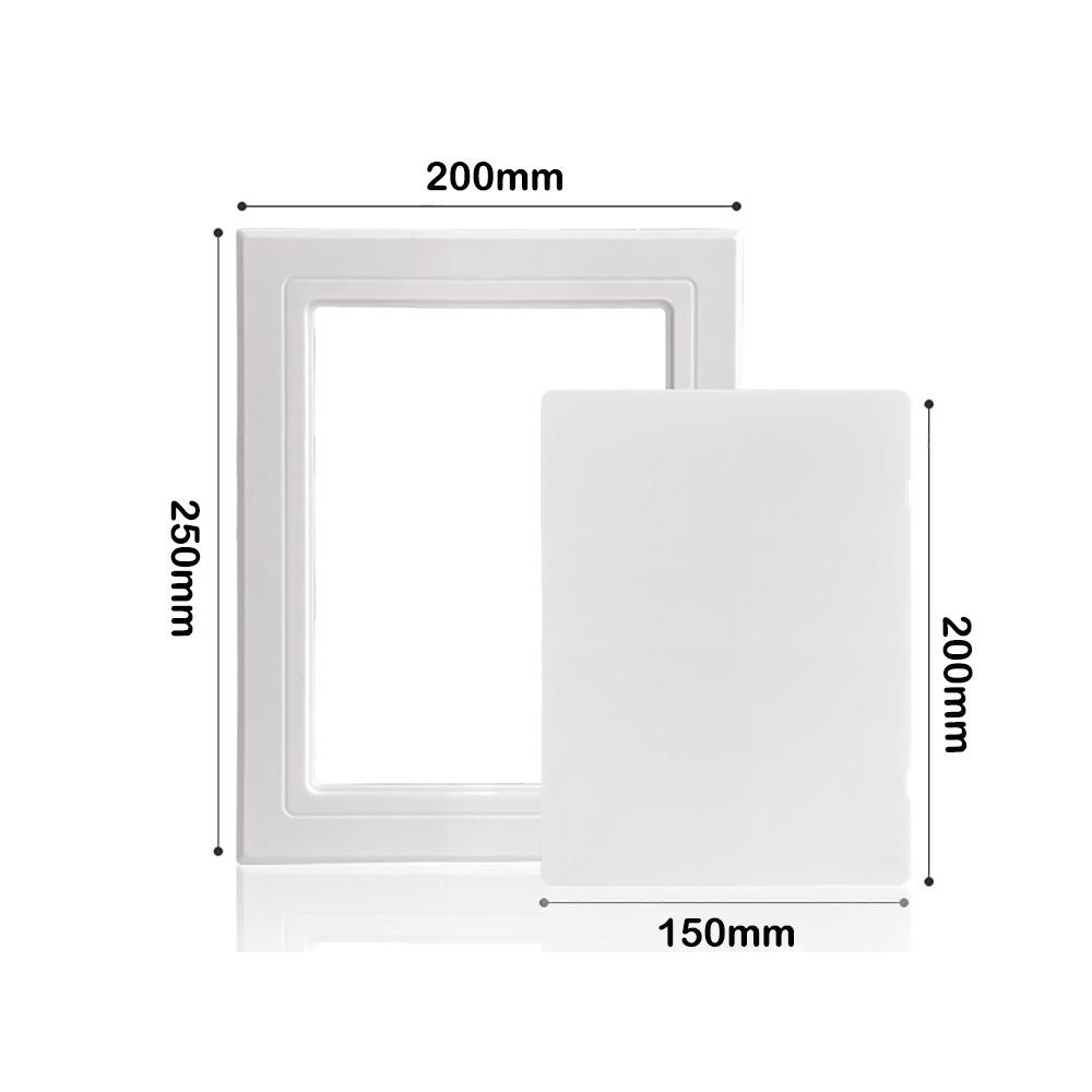 

Пластиковая открывающаяся крышка-пластина Самоклеящаяся АБС Крышка люка доступа Дверцы Стена Потолок 200x250mm