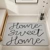 modern word art fashion family LOVE Home Bedside Rug Kitchen Bath Floor Mat Hallway Balcony Carpet Entrance Doormat hogar Decor