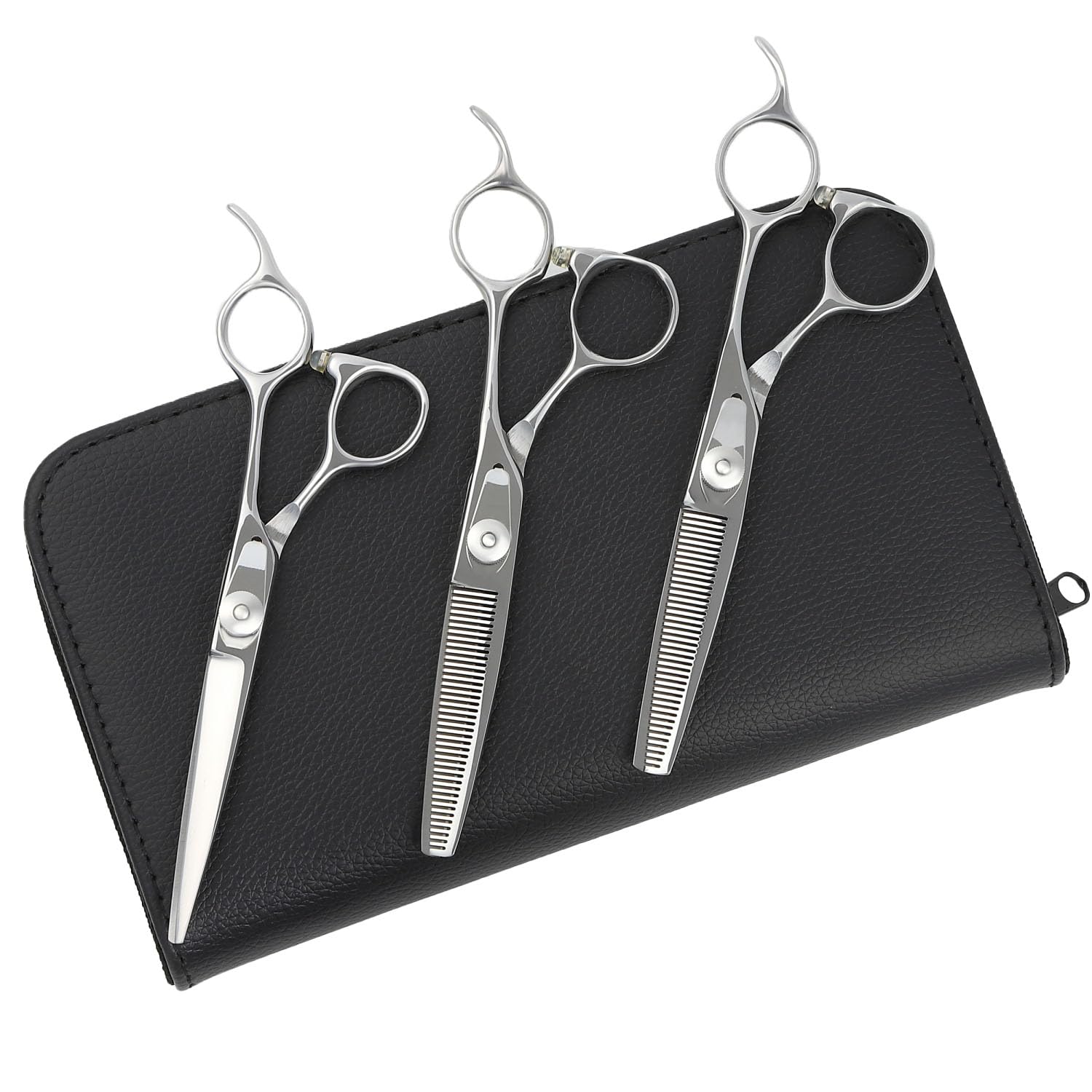 

a Japanese scissors thinning and forged professional thinning haircut DEEDS, manufacturer, JP-02, scissors, 3-piece set, approx. 20% approx. 35%,