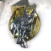 Wall Decor Jewelry Mold Pendant Decoration Cartoon Wolf Relief Mirror Mold