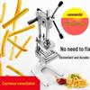 Manual Vegetable Dicer: Fries Cutter, Potato & Cucumber Slicer, Vertical Radish & Strip Slicer.