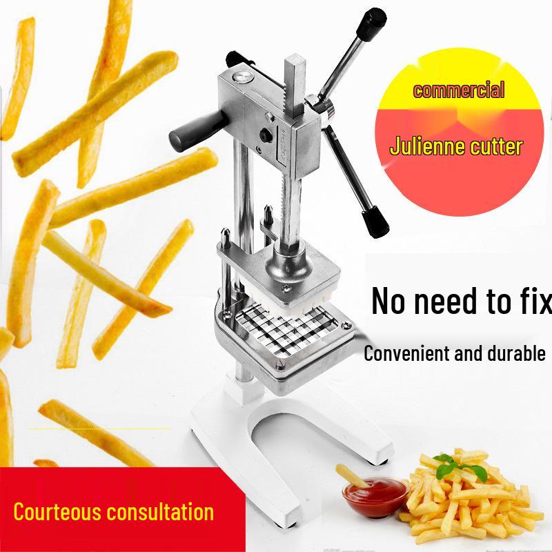Manual Vegetable Dicer: Fries Cutter, Potato & Cucumber Slicer, Vertical Radish & Strip Slicer.